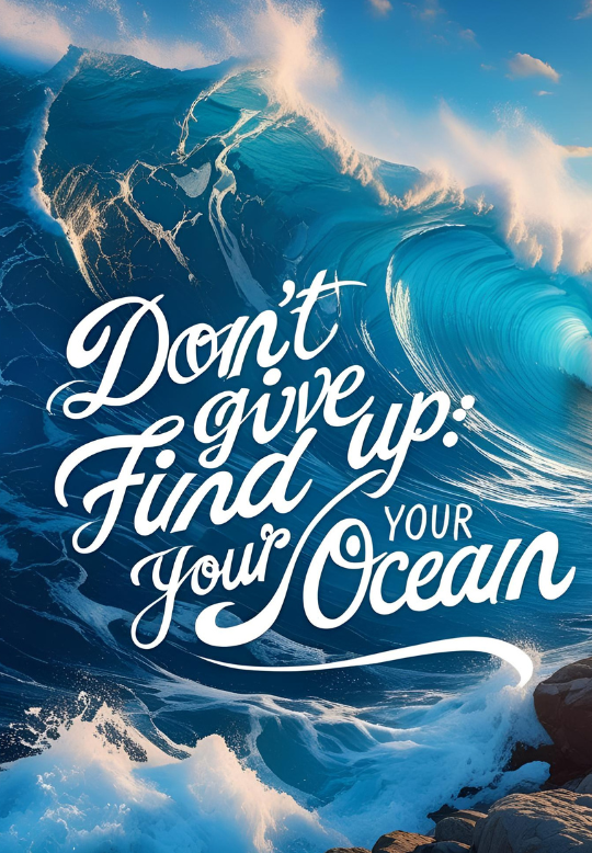 Don’t Give Up – Find Your Ocean